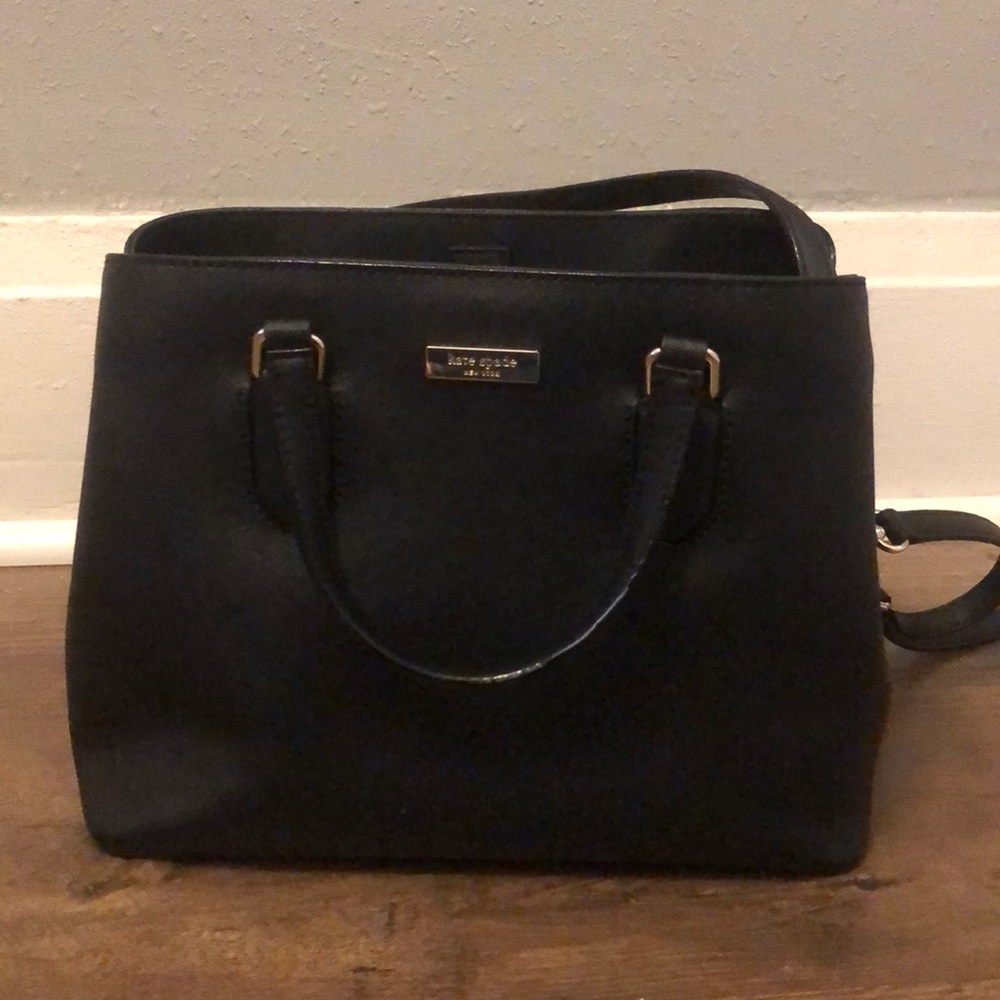 Black Kate Spade purse - like new!